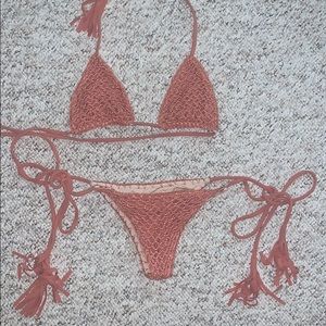 Acacia Crochet Bikini Set! Top is XS, Bottom is S